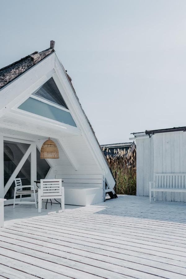 Seehuette Neusiedlersee - Strandhaus, Elektroboot Inklusive Rust Bagian luar foto