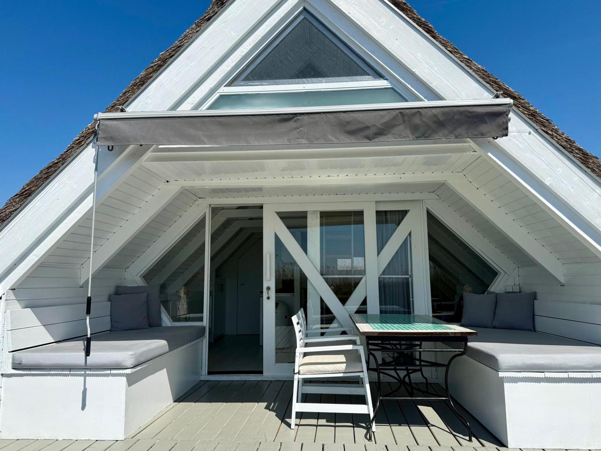 Seehuette Neusiedlersee - Strandhaus, Elektroboot Inklusive Rust Bagian luar foto
